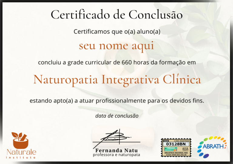 certificado naturopatia